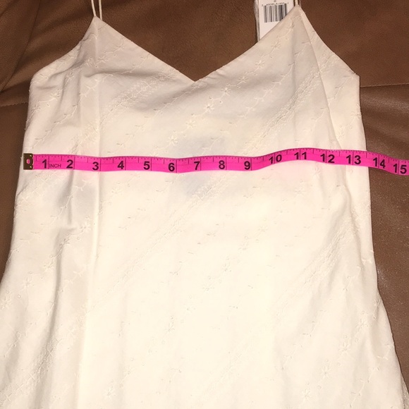 NWT RALPH Ralph Lauren slip dress size 2 embroidered and fully lined 100% cotton - Picture 9 of 10